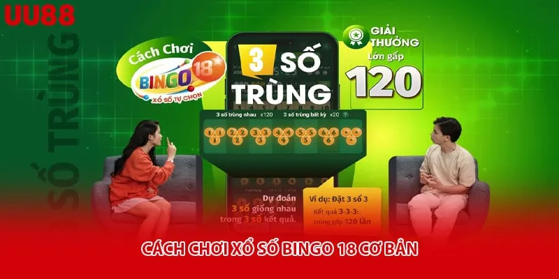 Cách chơi xổ số bingo 18 cơ bản