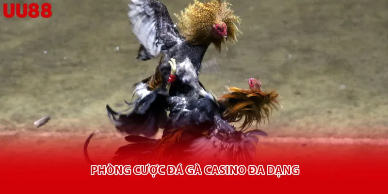 Phòng cược đá gà casino đa dạng